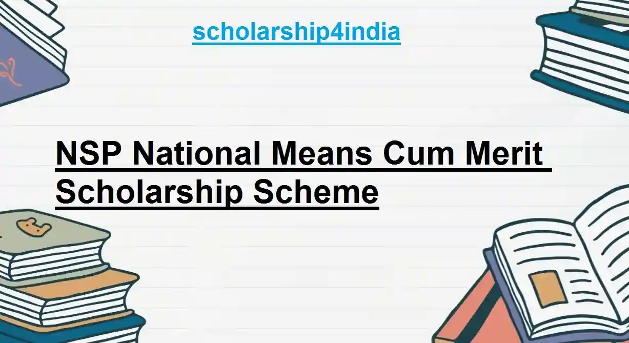 NSP National Means Cum Merit Scholarship